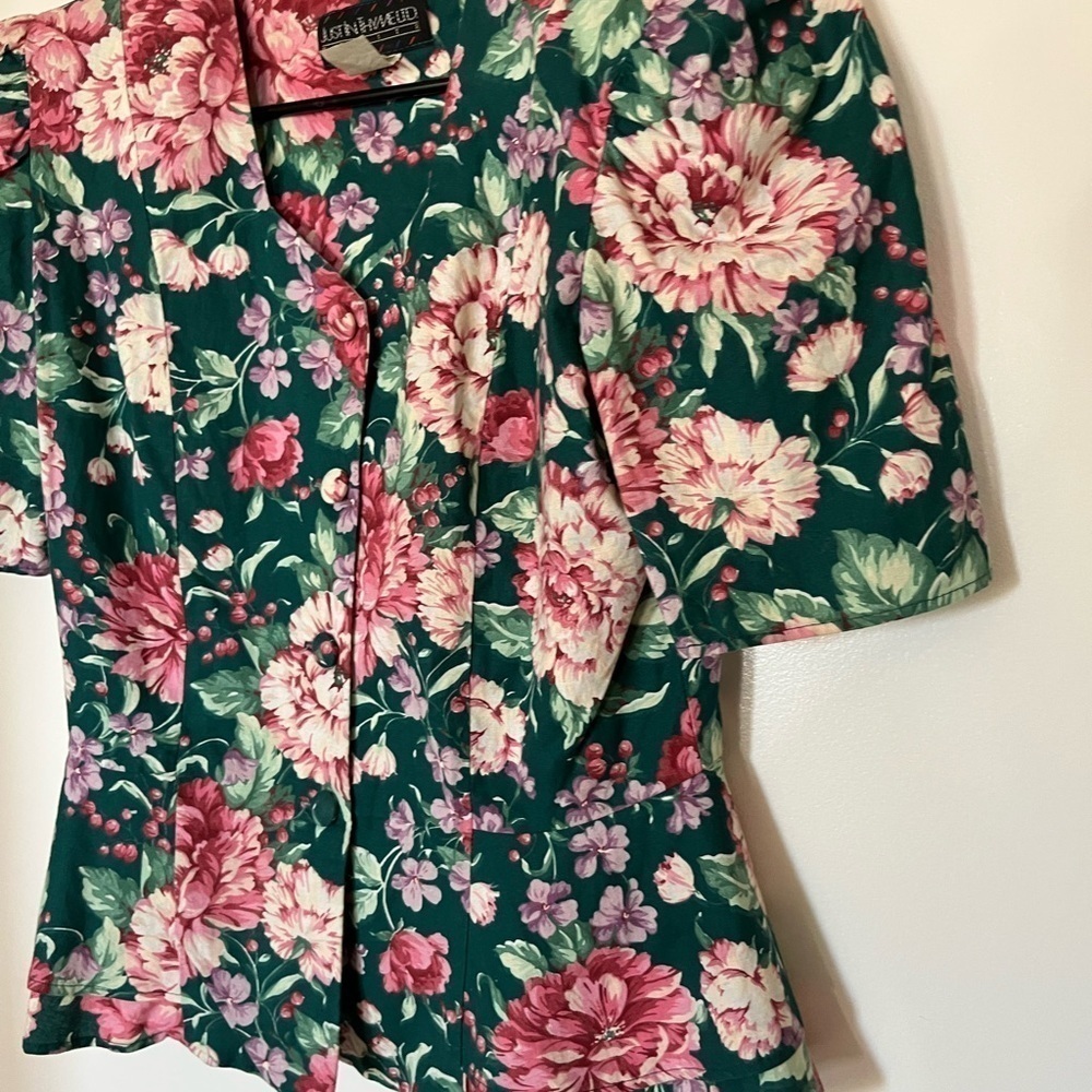HP (JUST IN THYME LTD) vintage button up blouse